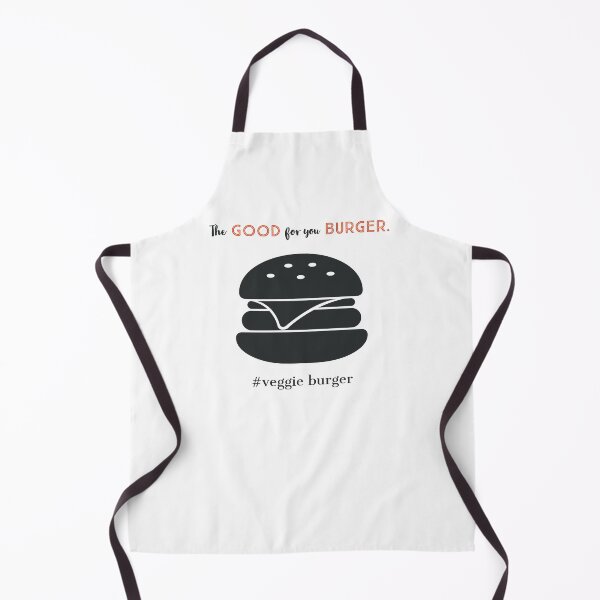 Item preview, The Good for you Burger in Red and Black - Vegan designed and sold by Lisa Thomas.