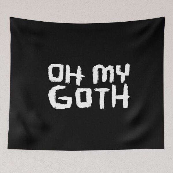 Item preview, Goth Music, Oh My Goth, Funny Goth designed and sold by badlydrawnbabe.
