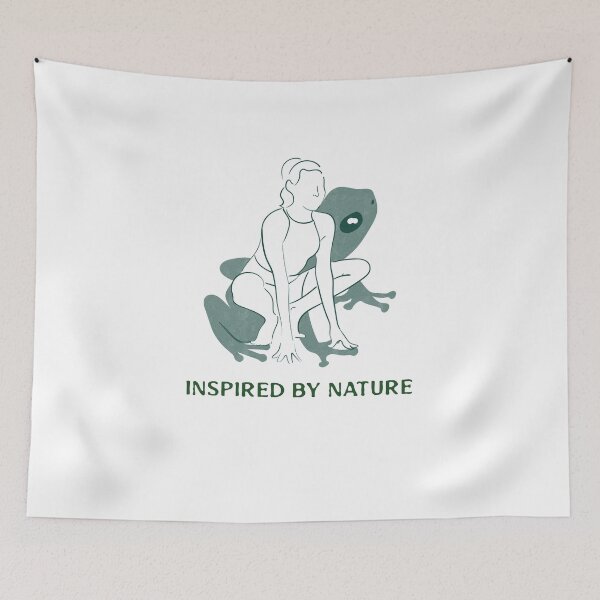 Item preview, Inspired By Nature. Nature Loving Yoga Design Frog designed and sold by Rebel-Design.