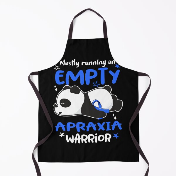 Item preview, Apraxia Awareness Mostly Running On Empty Apraxia Warrior designed and sold by GennieShop.