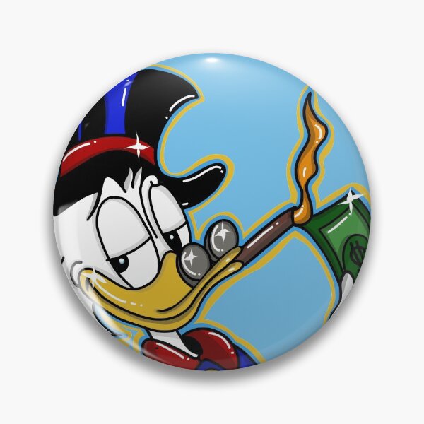 Item preview, Scrooge Mcduck smoking money away  designed and sold by Eva Kiseleva.