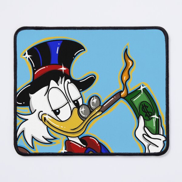 Item preview, Scrooge Mcduck smoking money away  designed and sold by Eva Kiseleva.