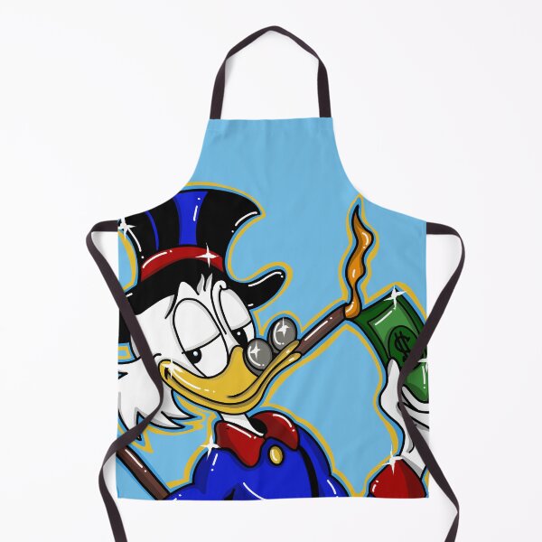 Item preview, Scrooge Mcduck smoking money away designed and sold by Eva Kiseleva.
