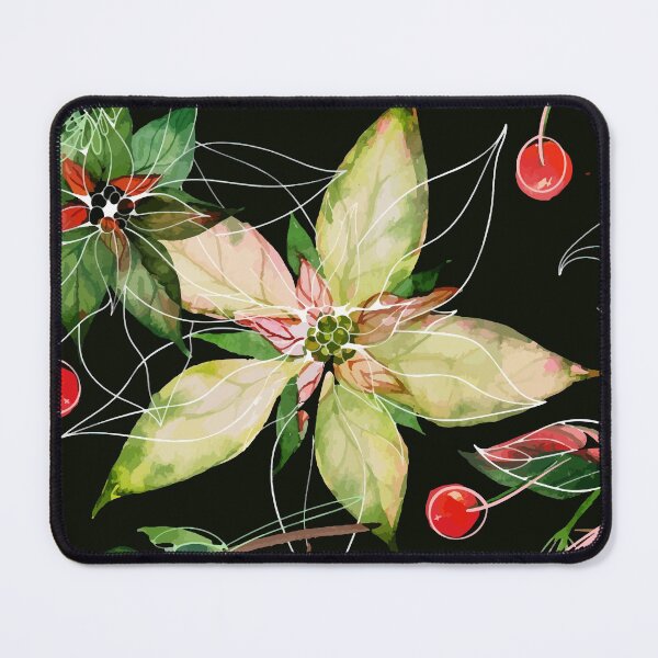Item preview, Beautiful christmas abstract floral pattern designed and sold by urban-color.