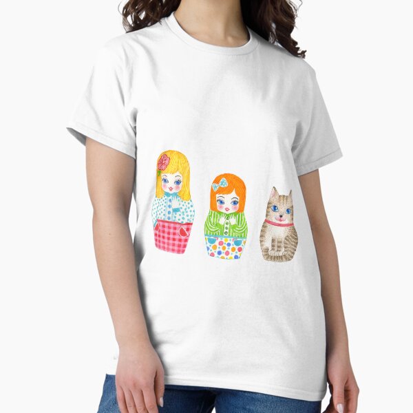 Item preview, Matroschka-Puppe und Katze designed and sold by HuiSkipp.