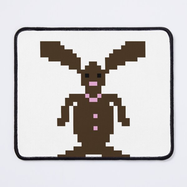 Item preview, Chocolate Bunny Pixel Art designed and sold by LittleDollGames.