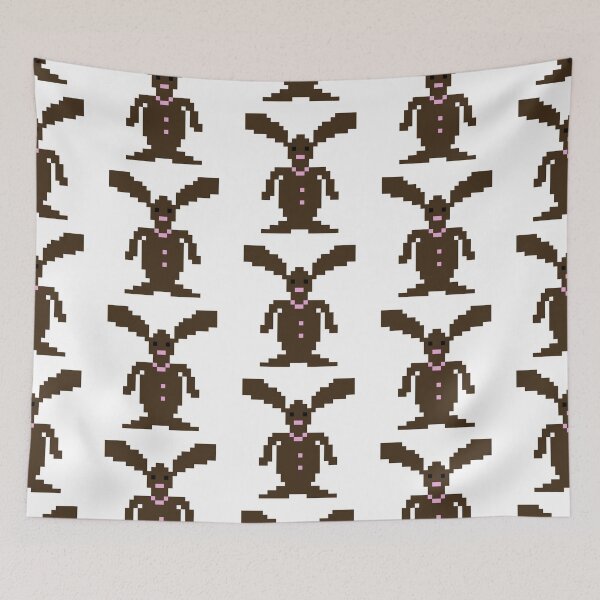 Item preview, Chocolate Bunny Pixel Art designed and sold by LittleDollGames.