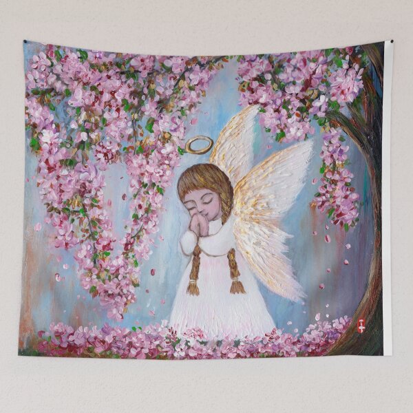 Item preview, cute baby angel girl designed and sold by Roy & Tiffany.