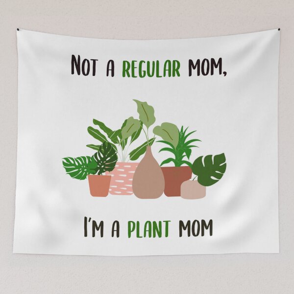 Item preview, Plant Mom Succulent and Houseplant Millennial Print designed and sold by Brushedinbold.