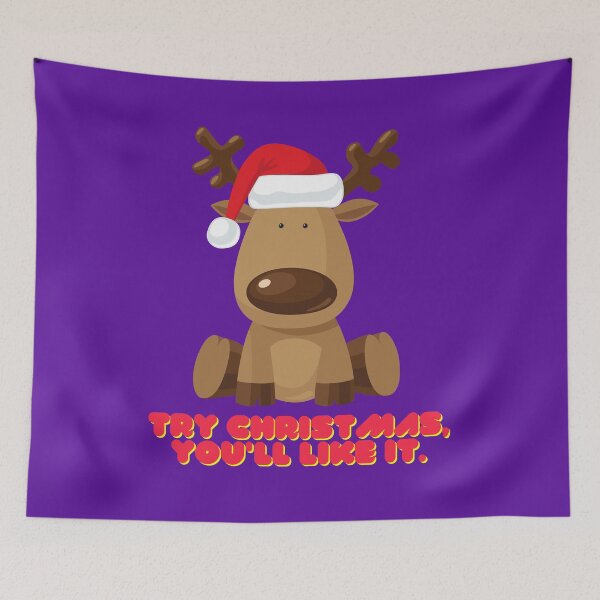Item preview, Try Christmas, You'll Like It. Deer Santa! designed and sold by MMA-Design.