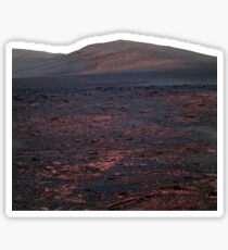 Mars Opportunity Hill Sticker