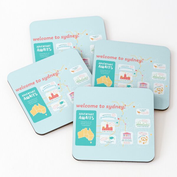 Item preview, Sydney Australia Map designed and sold by nahkohl.