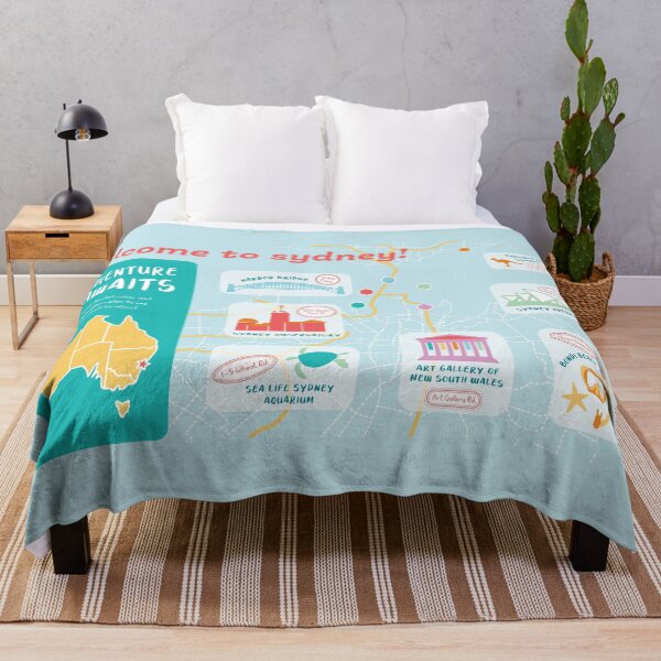 Item preview, Sydney Australia Map designed and sold by nahkohl.