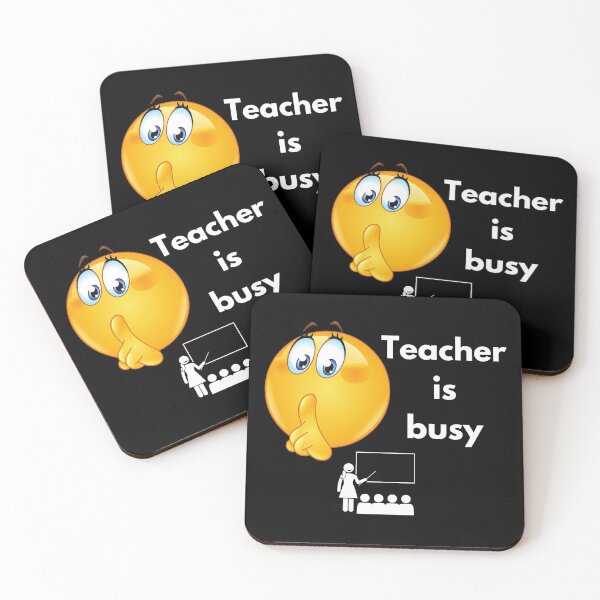 Item preview, Teacher is busy (Dark) designed and sold by Greatdreamer.