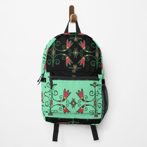 Item preview, Green Anishinaabe Floral designed and sold by KarenDeLeary.