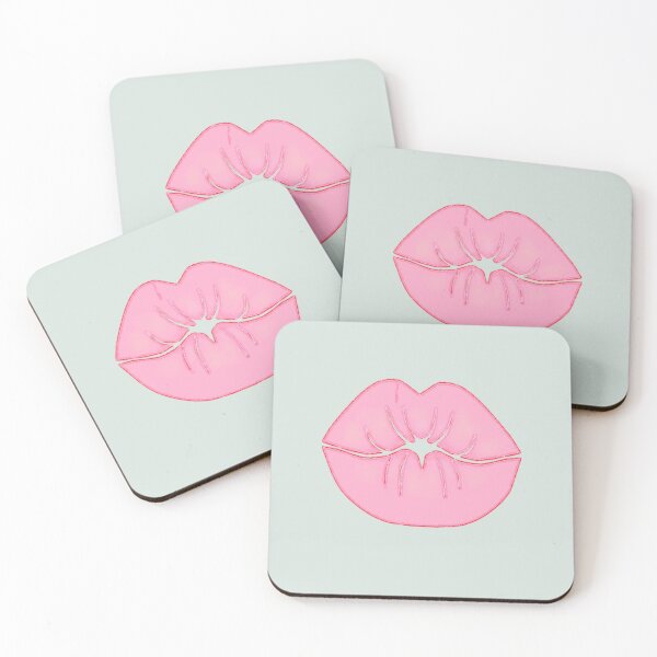 Item preview, Pink Matte Lipstick Lips Kiss designed and sold by ViewerEqualsPhoton.