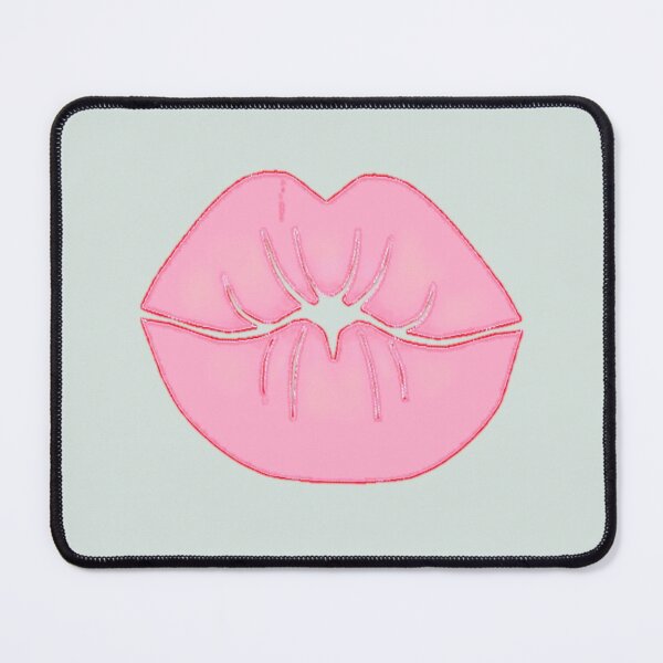 Item preview, Pink Matte Lipstick Lips Kiss designed and sold by ViewerEqualsPhoton.
