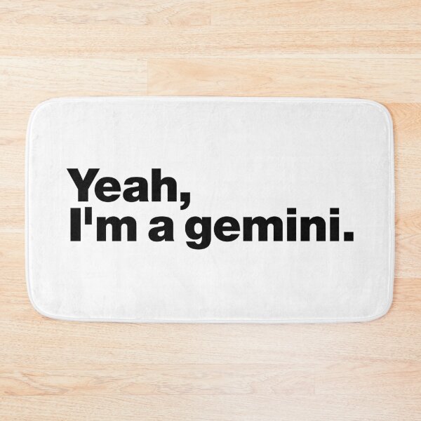 Item preview,  Yeah, I'm a gemini (black) designed and sold by dudethecreator.