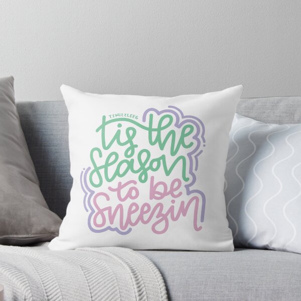 Item preview, Tis The Season To Be Sneezin - Mint / Pink / Purple designed and sold by TswizzleEG.