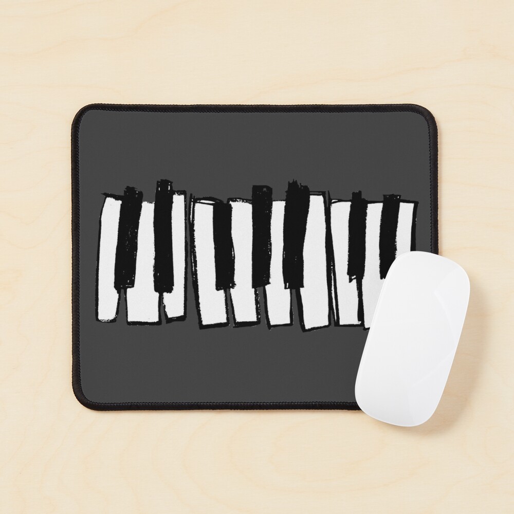 Hand Drawn: Minimalistic Piano Keys