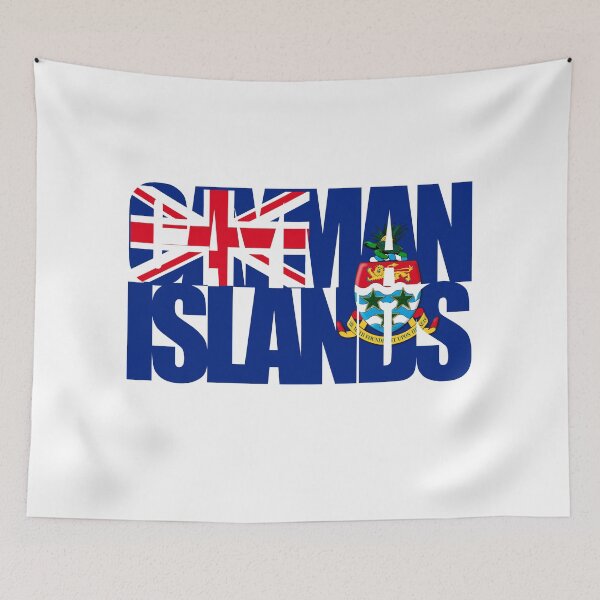 Item preview, Cayman Islands UK Caribbean Flag design drawing designed and sold by VacationCity.