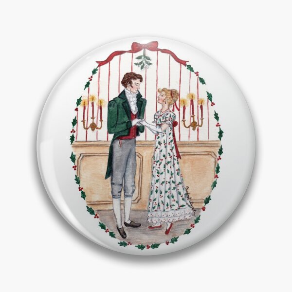 Item preview, Jane Austen Christmas - Under The Mistletoe designed and sold by Some Little Good.