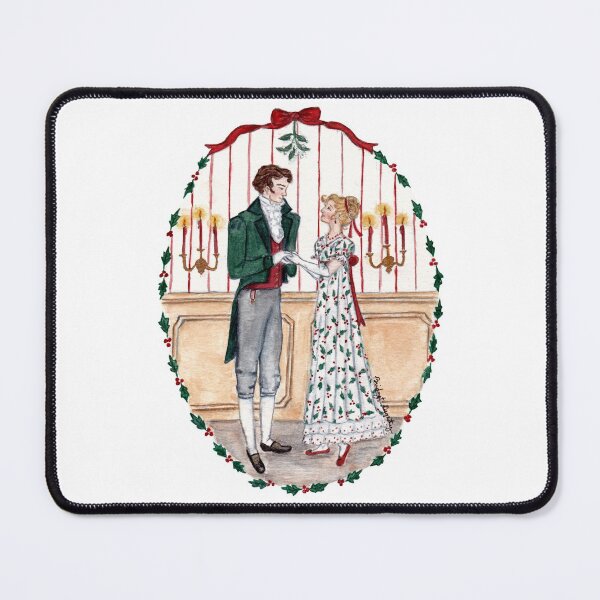 Item preview, Jane Austen Christmas - Under The Mistletoe designed and sold by Some Little Good.