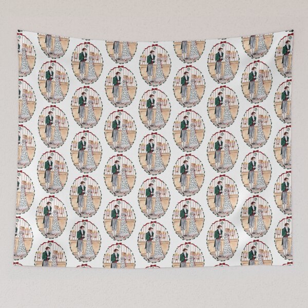 Item preview, Jane Austen Christmas - Under The Mistletoe designed and sold by Some Little Good.