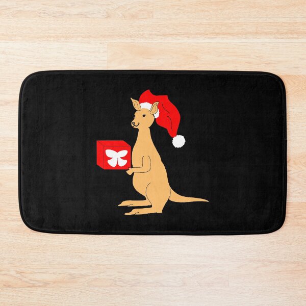 Item preview, Cute Santa Claus Christmas Kangaroo with Elf hat  designed and sold by Artstastic.