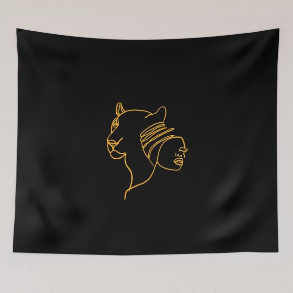 Item preview, Lioness Melanin Line Art Collection  designed and sold by Gabrielle Lawrence.
