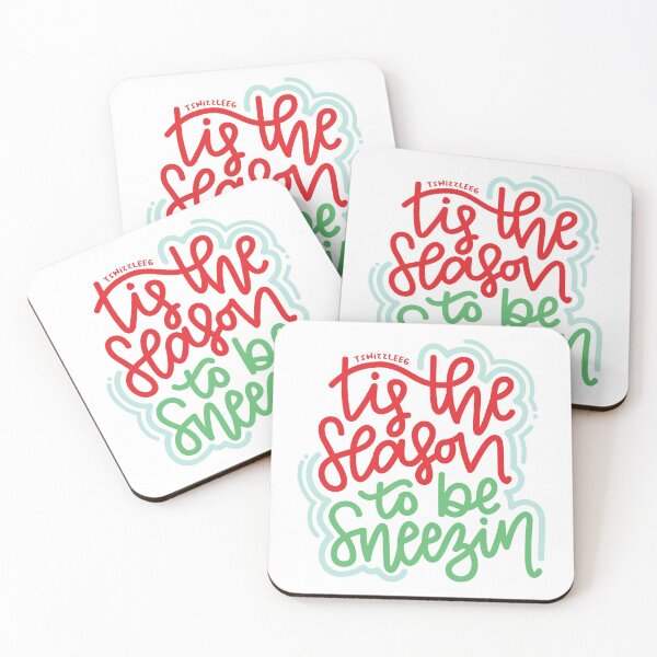 Item preview, The Season To Be Sneezin - Red / Green / Light Blue designed and sold by TswizzleEG.