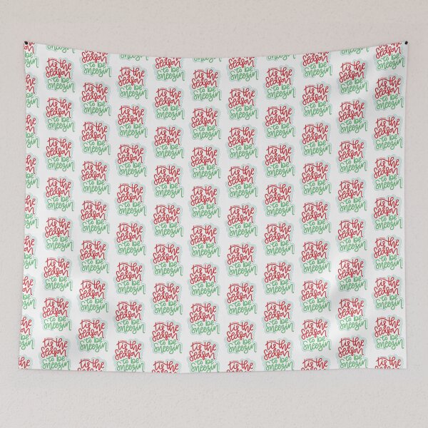 Item preview, The Season To Be Sneezin - Red / Green / Light Blue designed and sold by TswizzleEG.