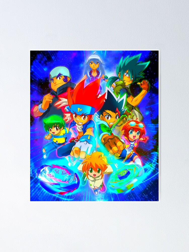 Classic Beyblade Metal Fusion Anime Canvas Art and Wall Art Poster