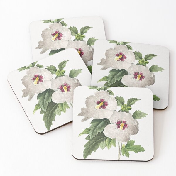 Item preview, Pink And Grey Hibiscus, By Pierre Joseph Redouté designed and sold by Yeldiz.