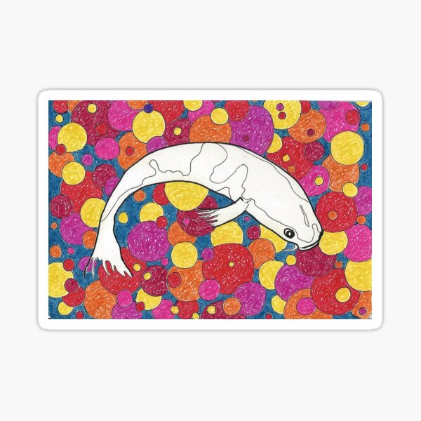 Bubble Koi Sticker