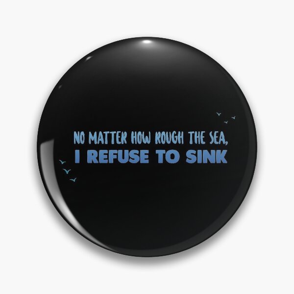 Item preview, No matter how rough the sea - Ocean Quotes designed and sold by swimarts.