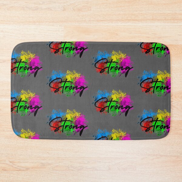 Item preview, Attitude Is Everything | Strong | Gray Background designed and sold by Rainbows Rock.