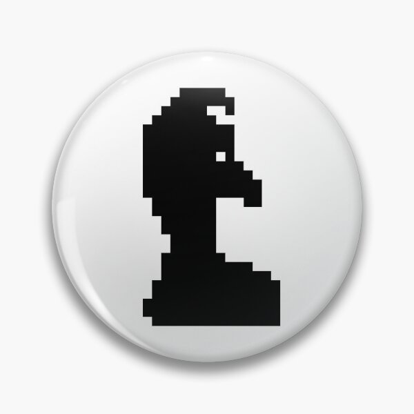 Item preview, Chess Knight Pixel Art designed and sold by LittleDollGames.