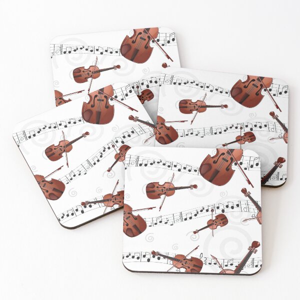 Item preview, Violin Music Notes Patten designed and sold by VintageViolet79.