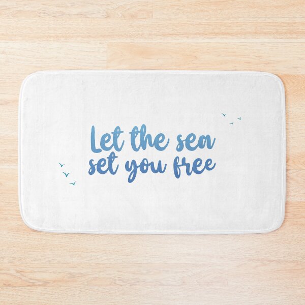 Item preview, Let the sea set you free - Ocean Quotes designed and sold by swimarts.