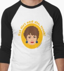 Blanche Devereaux von den Goldenen Mädchen Baseballshirt für Männer