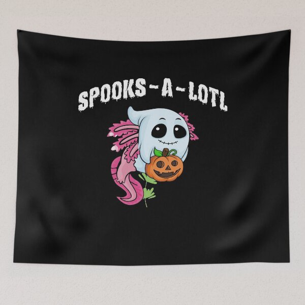 Item preview, Spooks-a-lotl Spooky Axolotl Cute Funny Kawaii Halloween designed and sold by Dressed For  Duty.