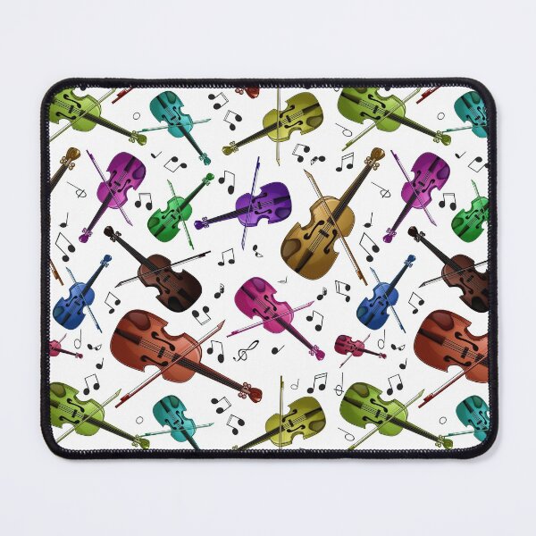 Item preview, Colorful Violin Seamless Pattern designed and sold by VintageViolet79.