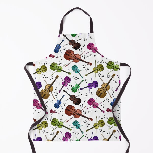 Item preview, Colorful Violin Seamless Pattern designed and sold by VintageViolet79.