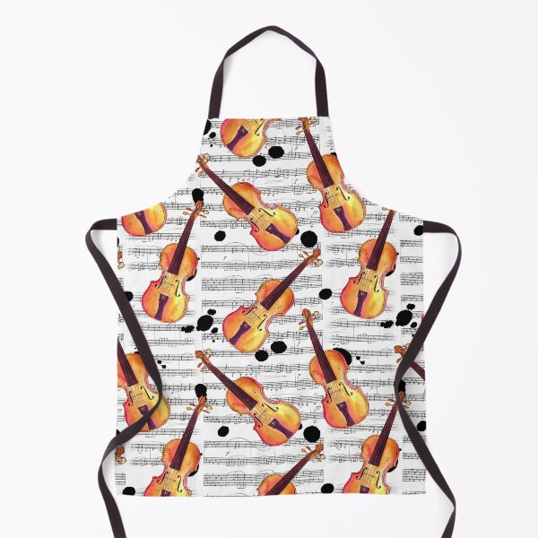 Item preview, Retro Violin Music Art designed and sold by VintageViolet79.