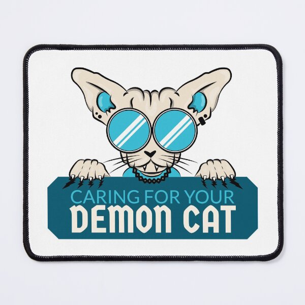 Item preview, Caring For Your Demon Cat designed and sold by crazydotdesigns.