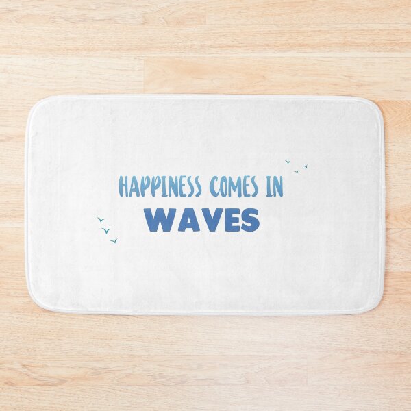 Item preview, Happiness comes in waves - Ocean Quotes designed and sold by swimarts.