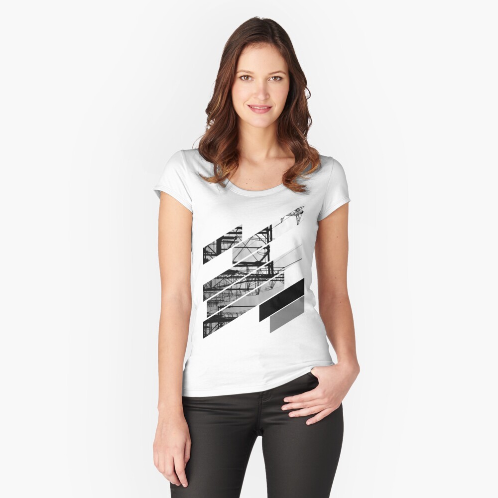 Item preview, Fitted Scoop T-Shirt designed and sold by sub88.