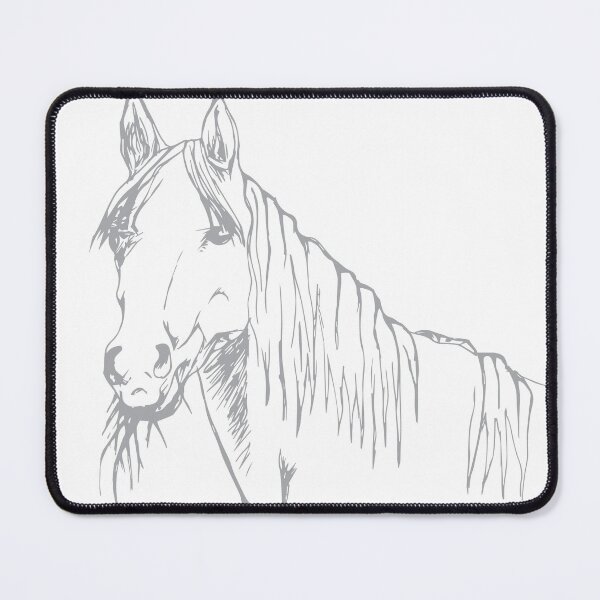 Item preview, Majestic Horse Line Art designed and sold by CJAura by Claire Jane Johnson.