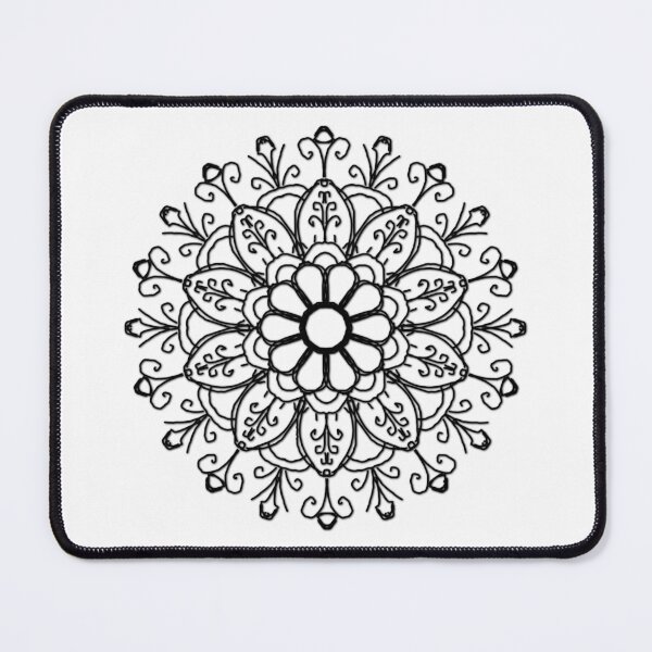 Item preview, floral mandala designed and sold by Tkoransky.